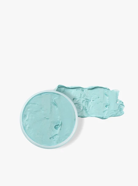 Türkisfarbene Schuhcreme