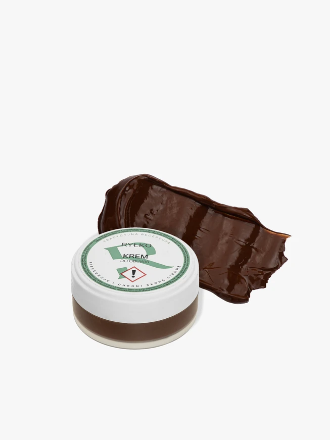Brauner Schuhcreme