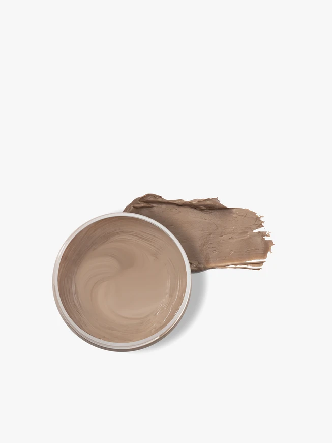 Graubeige Schuhcreme