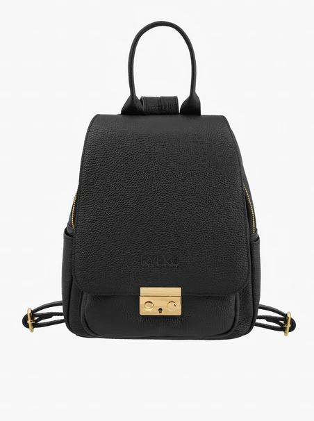 Schwarzer Rucksack für Frauen