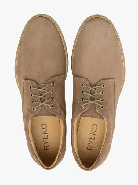 Braune Herrenhalbschuhe