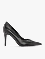 Schwarze hohe Stiletto-Pumps