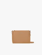 Beigefarbene Handtasche mit verstellbarem Riemen