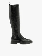Schwarze Stiefel mit schmalem Schaft