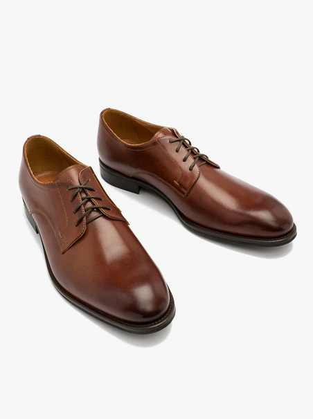 Braune Herrenhalbschuhe