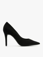 Schwarze hochhackige Pumps