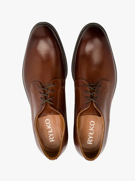 Braune Herrenhalbschuhe