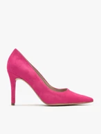 Fuchsiafarbene hohe Stiletto-Pumps