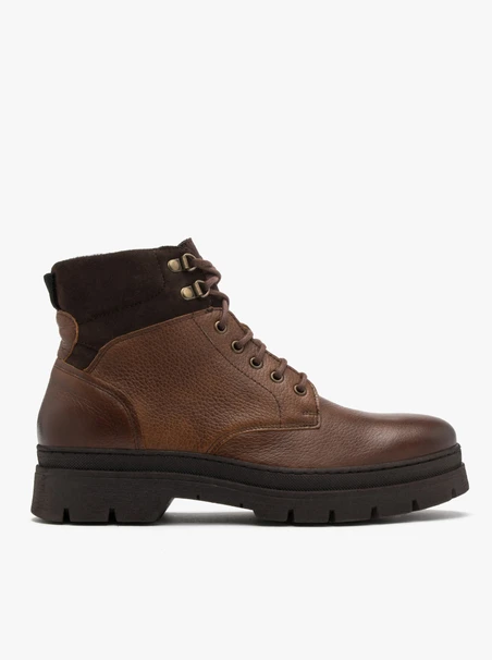 Brauner Herren Bootie