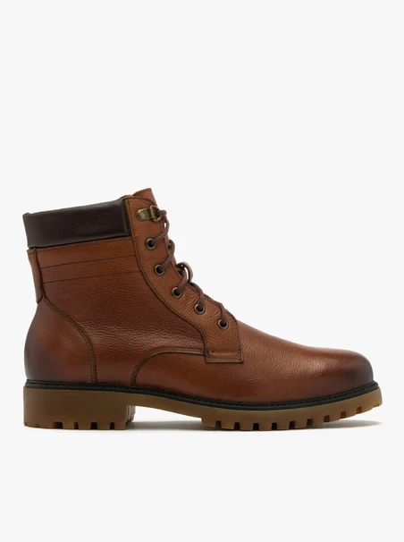 Brauner Herren Bootie