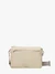 Gürtelhandtasche aus cremefarbenem Stoff