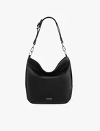 Schwarze packbare Handtasche für Frauen