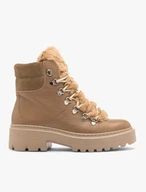 Braune isolierte Stiefel