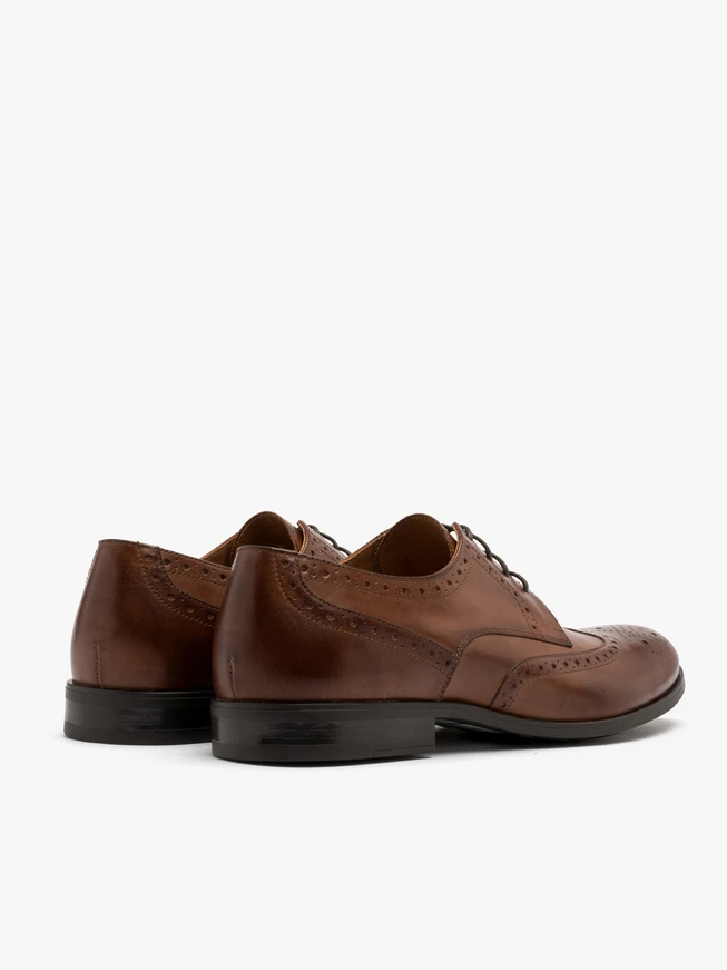 Braune Brogues für Männer