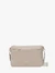 Beige Stoffgürtel Handtasche