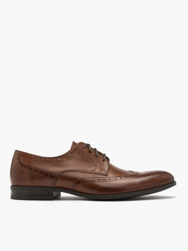 Braune Brogues für Männer