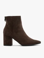 Braune Velourslederstiefel