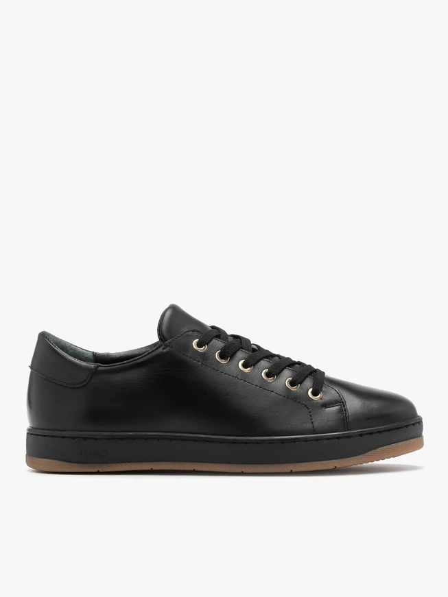 Schwarze sportliche Halbschuhe für Frauen
