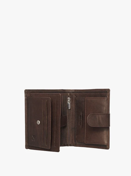 Braunes Leder Portemonnaie für Männer