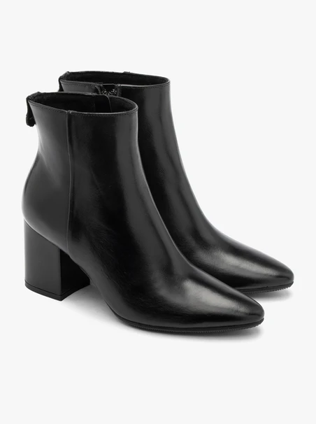 Schwarze Damen-Keilstiefel