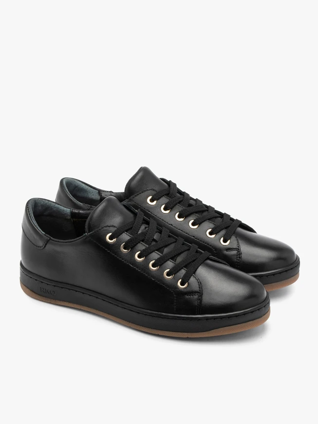 Schwarze sportliche Halbschuhe für Frauen