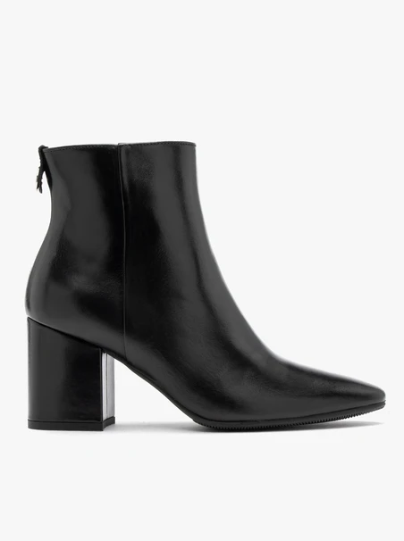 Schwarze Damen-Keilstiefel