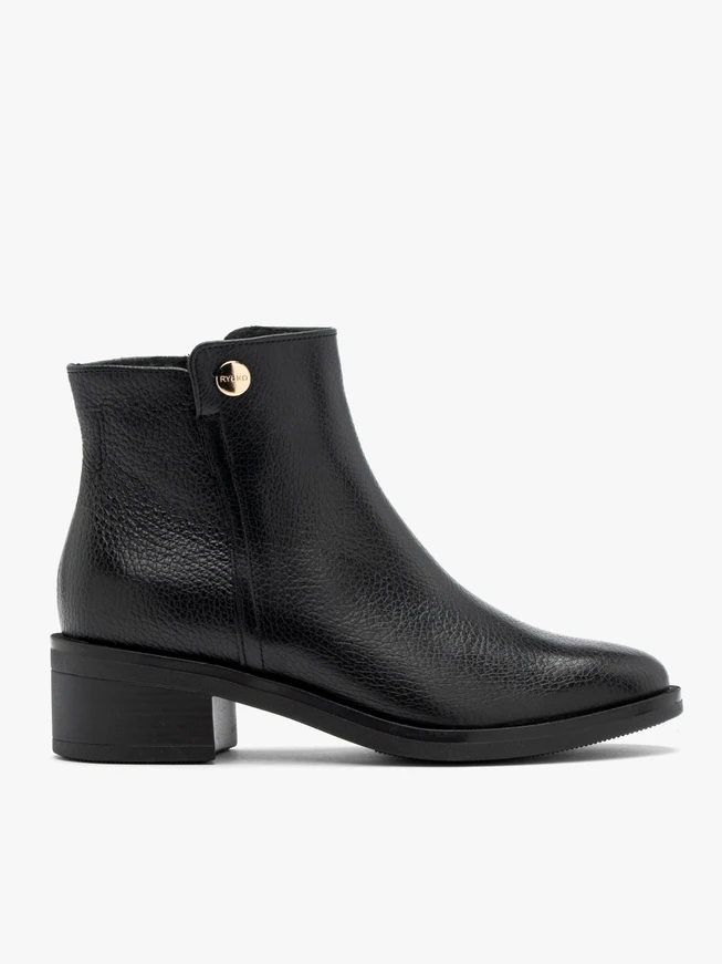 Schwarze klassische Damenstiefel