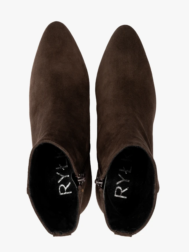Braune Velourslederstiefel