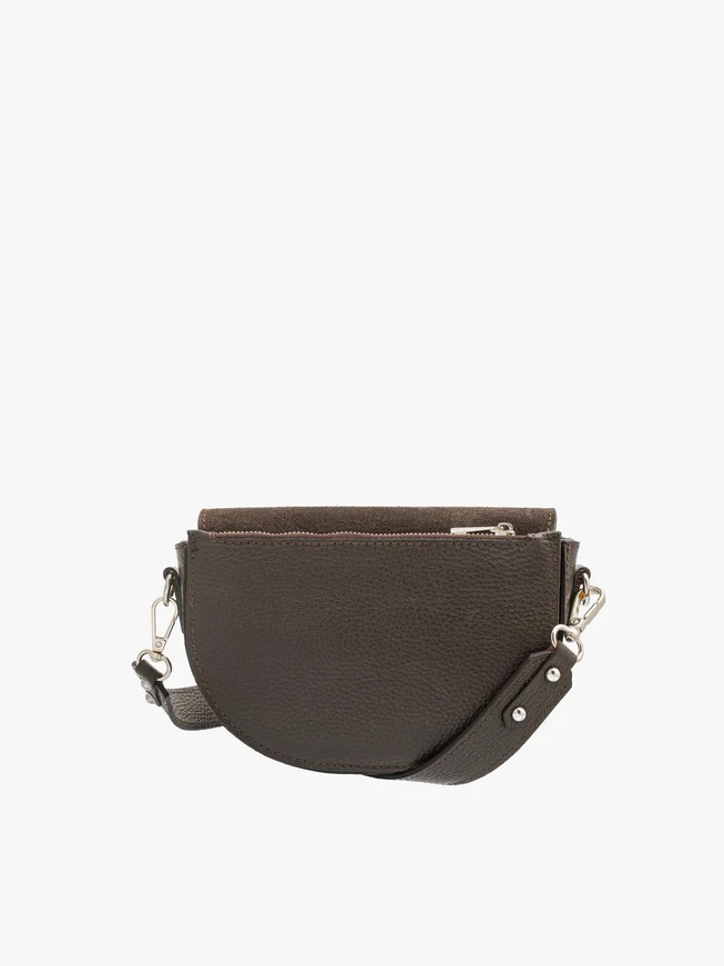 Kleine elegante Handtasche für Frauen mit goldenen Details