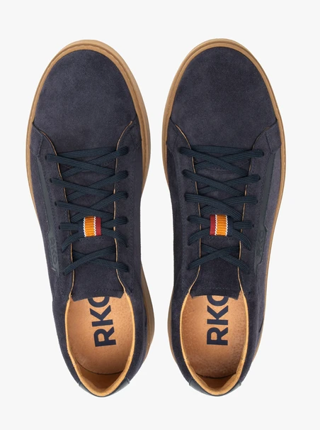 Marineblaue Schnürschuhe für Männer