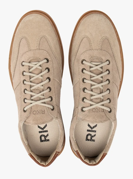 Graue Herren-Halbschuhe im Sport-Stil