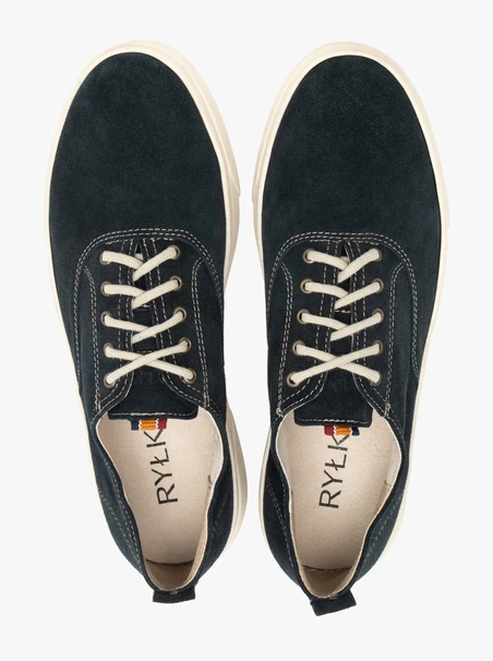 Marineblaue Schnürschuhe für Männer