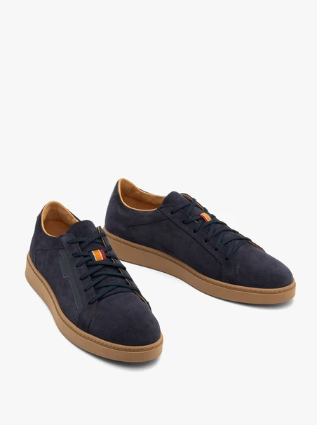 Marineblaue Schnürschuhe für Männer