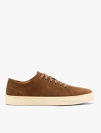 Braune Herrenschuhe aus Veloursleder