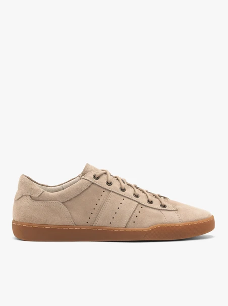 Velours-Halbschuhe im sportlichen Stil