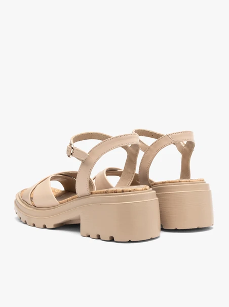Beige Damen-Sandalen