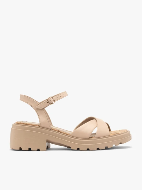 Beige Damen-Sandalen