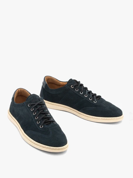 Marineblaue Sport-Halbschuhe für Männer