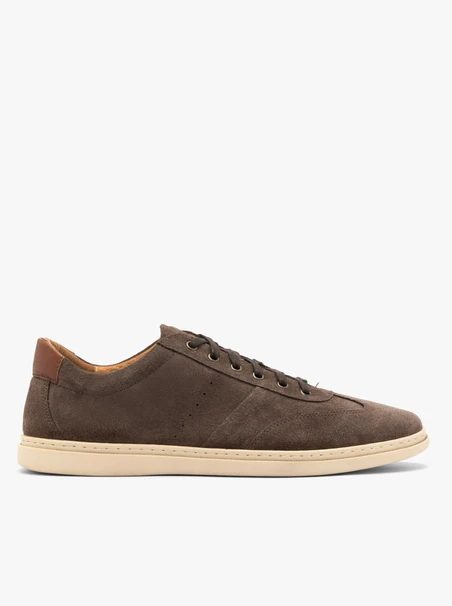 Braune Herren-Halbschuhe im Sport-Stil