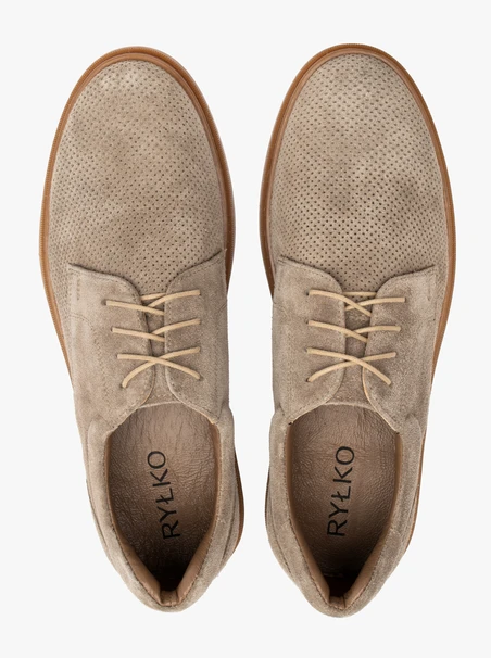 Herrenschnürschuhe mit Perforation