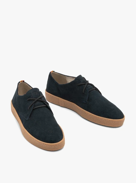 Marineblaue Schnürschuhe für Männer