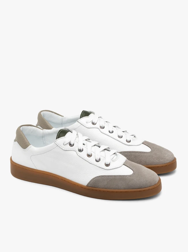 Weiße Schnürschuhe für Männer