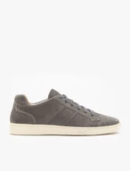 Sportschuhe aus grauem Veloursleder