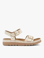 Cremefarbene Damen-Sandalen