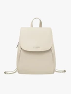 Cremefarbener mittelgroßer Rucksack für Frauen