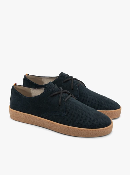 Marineblaue Schnürschuhe für Männer