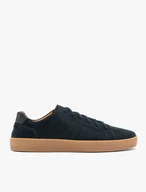 Marineblaue Turnschuhe für Männer mit beiger Sohle