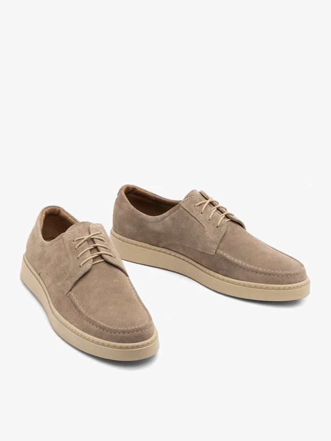 Beige Halbschuhe für Männer