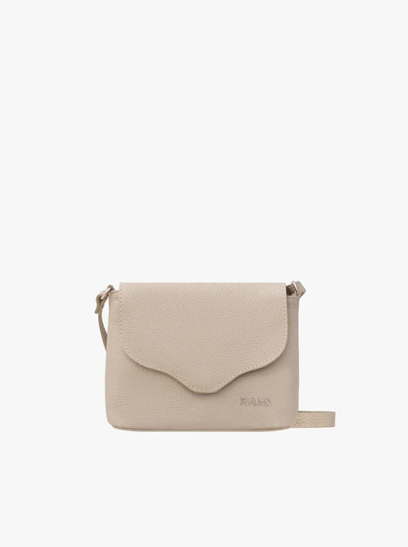 Kleine beigefarbene Brieftasche