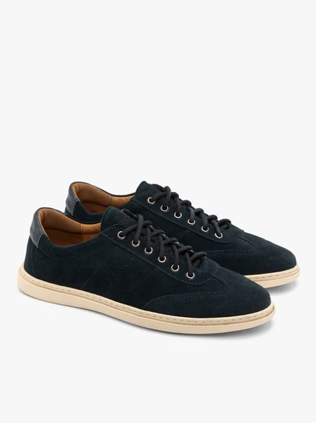 Marineblaue Sport-Halbschuhe für Männer